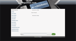 Desktop Screenshot of goodquotes.com